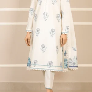 Unstitched Jacquard Cotton 3 Piece