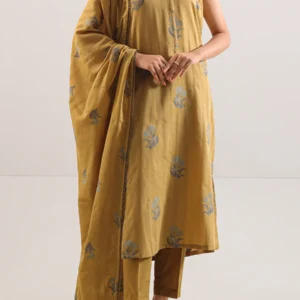 Unstitched Jacquard Cotton 3 Piece