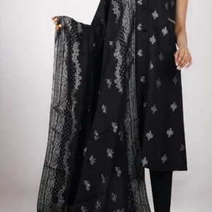 Unstitched Jacquard Cotton 3 Piece