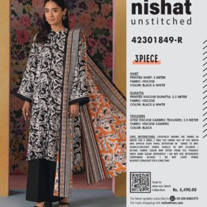 3 Piece – Printed Suit – 42301849-R