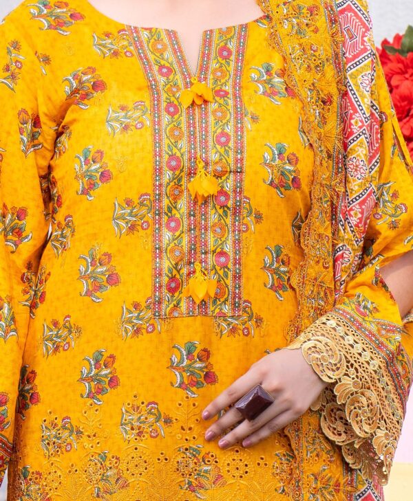 RIDA Airjet Digital Embroidered Chicken Kari – Design 02 - Image 4