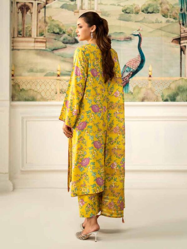 NOA 3-Piece Unstitched Digital Printed Linen Bana Dora Suit – Article-11 - Image 3