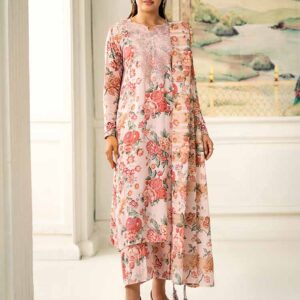 NOA 3-Piece Unstitched Digital Printed Linen Bana Dora Suit – Article-06