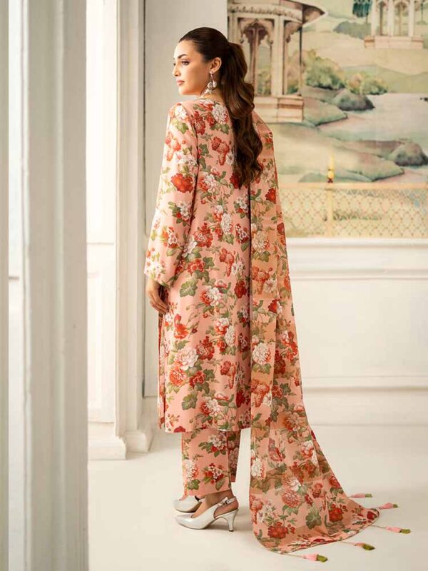 NOA 3-Piece Unstitched Digital Printed Linen Bana Dora Suit – Article-08 - Image 3