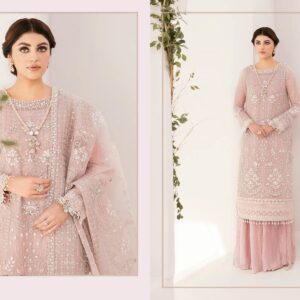 ZOBA – Festive Embroidered 3-Piece Dress FB-92