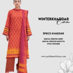 3 Piece Unstitched Printed Khaddar Suit SD-42113