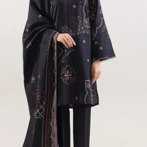  Unstitched Printed Pashmina 3 Piece - U04-25624-01A