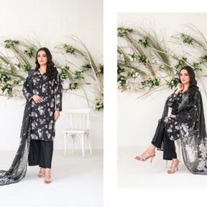 3 Piece Digital Printed Lawn - D-1180