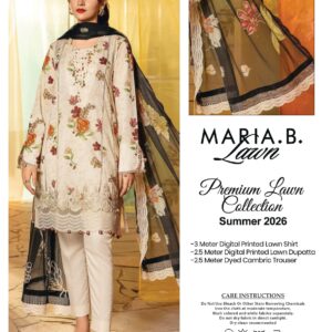 3 Piece Unstitched Lawn Suit