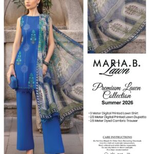 3 Piece Unstitched Lawn Suit