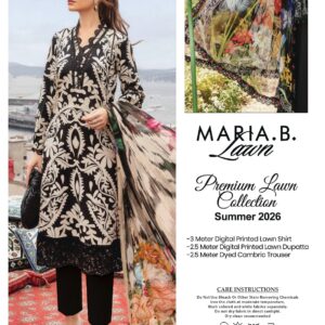 3 Piece Unstitched Lawn Suit