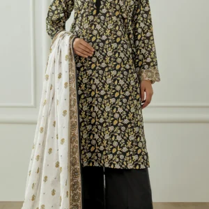 3PC Printed Lawn Suit | OTL-25-017