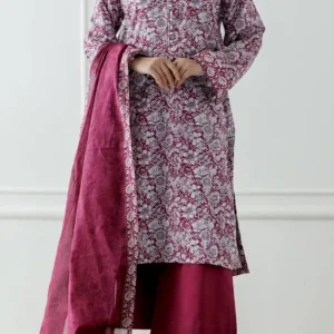 3PC Printed Lawn Suit | OTL-25-303