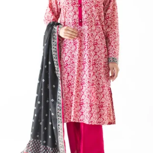 3PC Printed Lawn Suit | OTL-24-340