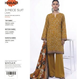 3 Piece Lawn Unstitched Suit - SS2354A