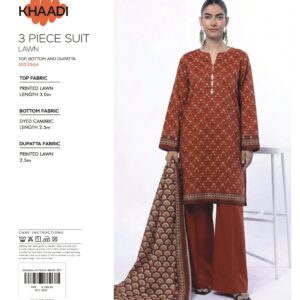 3 Piece Lawn Unstitched Suit - SS2356A