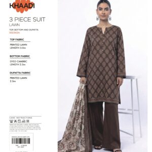 3 Piece Lawn Unstitched Suit - SS2362A