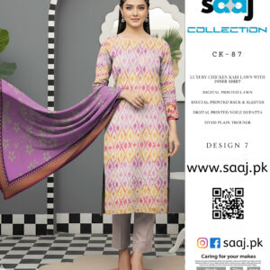 Chicken Kari 3 Piece Lawn Suit - D-07