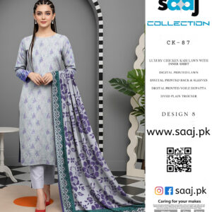 Chicken Kari 3 Piece Lawn Suit - D-08